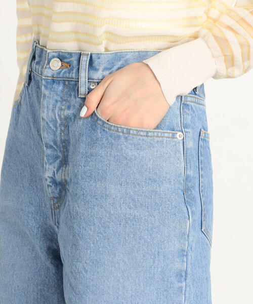 TOMORROWLAND （トゥモローランド）の「コットンデニム ハーフパンツ（その他パンツ・レディース・ライトブルー/ブラック・36/34/32）」の13枚目の写真