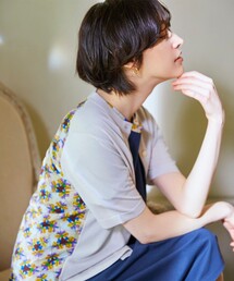 PS Paul Smith（ピーエスポールスミス）の「【WEB限定アイテム・洗える】ジェムカレイドスコープ プリントコンビ カーディガン（カーディガン/ボレロ）」