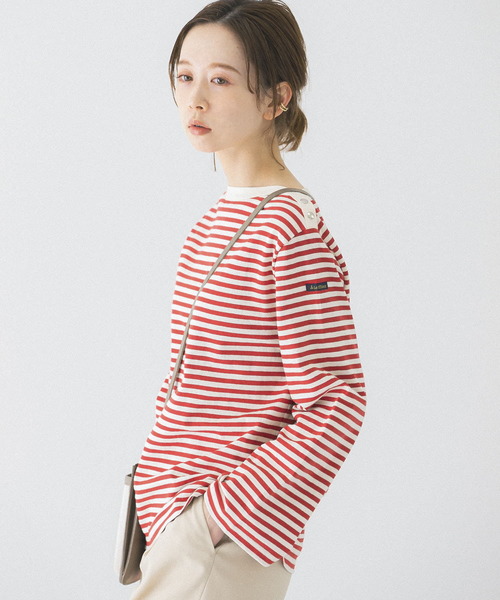 URBAN RESEARCH ROSSO WOMEN(アーバンリサーチ ロッソ)の「Le minor PATRICIA Boat/Neck Flare(Tシャツ/カットソー・レディース・ブラック系その他/レッド・SMALL)」の7枚目の写真