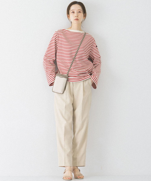 URBAN RESEARCH ROSSO WOMEN(アーバンリサーチ ロッソ)の「Le minor PATRICIA Boat/Neck Flare(Tシャツ/カットソー・レディース・ブラック系その他/レッド・SMALL)」の5枚目の写真