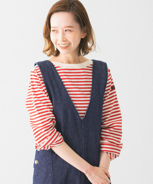 URBAN RESEARCH ROSSO WOMEN(アーバンリサーチ ロッソ)の「Le minor PATRICIA Boat/Neck Flare(Tシャツ/カットソー・レディース・ブラック系その他/レッド・SMALL)」の9枚目の写真