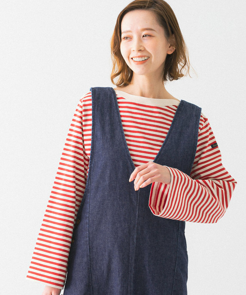URBAN RESEARCH ROSSO WOMEN(アーバンリサーチ ロッソ)の「Le minor PATRICIA Boat/Neck Flare(Tシャツ/カットソー・レディース・ブラック系その他/レッド・SMALL)」の10枚目の写真