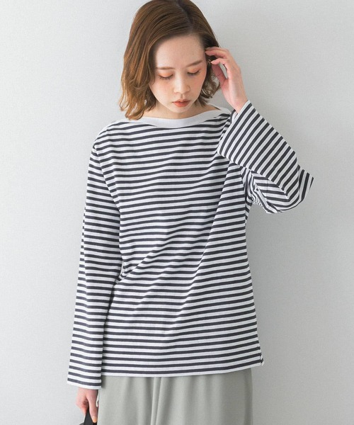 URBAN RESEARCH ROSSO WOMEN(アーバンリサーチ ロッソ)の「Le minor PATRICIA Boat/Neck Flare(Tシャツ/カットソー・レディース・ブラック系その他/レッド・SMALL)」の11枚目の写真