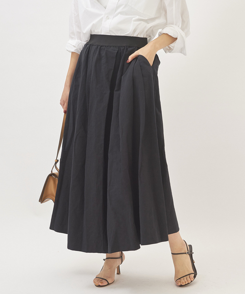 plage（プラージュ）の「麻混ウェザータックスカート◆（スカート・レディース・ホワイト/ブラック・38/36/34）」の18枚目の写真