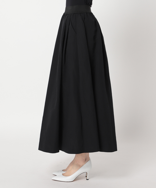 plage（プラージュ）の「麻混ウェザータックスカート◆（スカート・レディース・ホワイト/ブラック・38/36/34）」の4枚目の写真