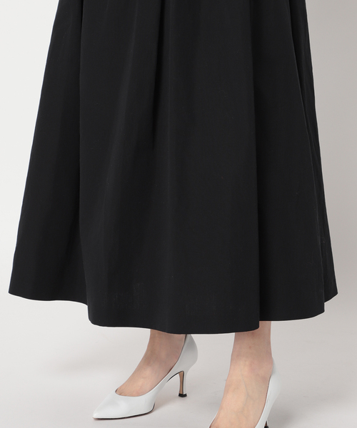 plage（プラージュ）の「麻混ウェザータックスカート◆（スカート・レディース・ホワイト/ブラック・38/36/34）」の9枚目の写真