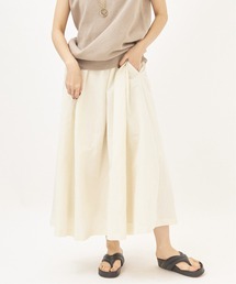 plage | *麻混ウェザータックスカート◆(スカート)