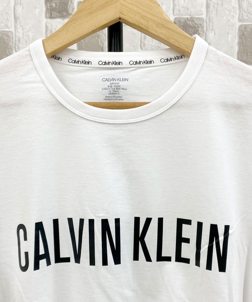 Calvin Klein（カルバン・クライン）の「CK ロゴプリントクルーネックTシャツ（ルームウェア/パジャマ・メンズ・ホワイト/ブラック/グレー・M/L/XL/S）」の7枚目の写真