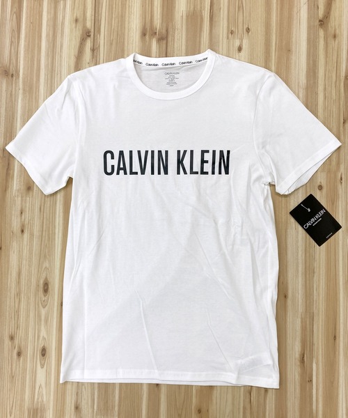 Calvin Klein（カルバン・クライン）の「CK ロゴプリントクルーネックTシャツ（ルームウェア/パジャマ・メンズ・ホワイト/ブラック/グレー・M/L/XL/S）」の8枚目の写真