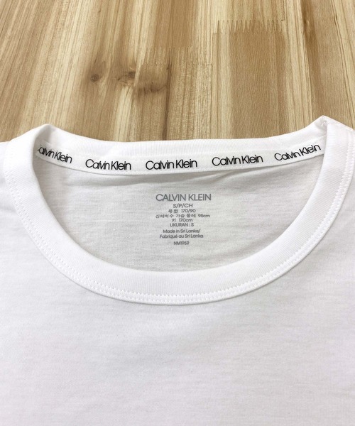 Calvin Klein（カルバン・クライン）の「CK ロゴプリントクルーネックTシャツ（ルームウェア/パジャマ・メンズ・ホワイト/ブラック/グレー・M/L/XL/S）」の10枚目の写真