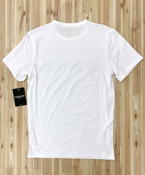 Calvin Klein（カルバン・クライン）の「CK ロゴプリントクルーネックTシャツ（ルームウェア/パジャマ・メンズ・ホワイト/ブラック/グレー・M/L/XL/S）」の9枚目の写真