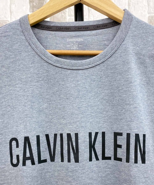 Calvin Klein（カルバン・クライン）の「CK ロゴプリントクルーネックTシャツ（ルームウェア/パジャマ・メンズ・ホワイト/ブラック/グレー・M/L/XL/S）」の11枚目の写真