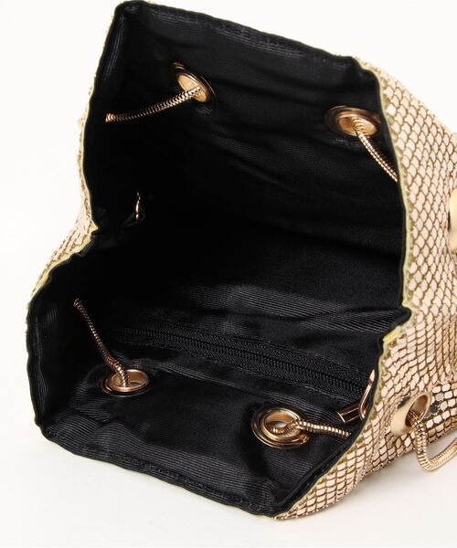 DouDou（ドゥドゥ）の「メタルチェーンポシェット（ショルダーバッグ・レディース・シルバー/ゴールド・FREE）」の4枚目の写真