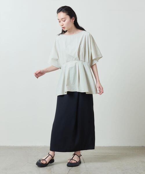 MARW UNITED ARROWS（マルゥ ユナイテッドアローズ）の「＜MARW UNITED ARROWS＞ 体型カバー ブラウス（シャツ/ブラウス・レディース・ブラック/ナチュラル・FREE）」の16枚目の写真