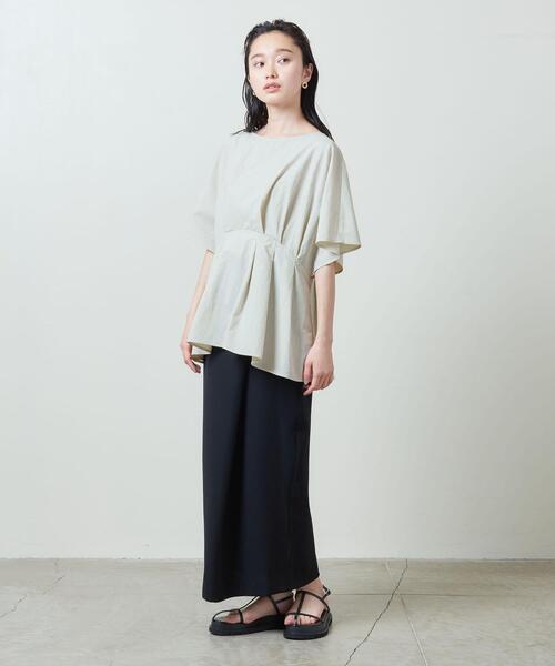 MARW UNITED ARROWS（マルゥ ユナイテッドアローズ）の「＜MARW UNITED ARROWS＞ 体型カバー ブラウス（シャツ/ブラウス・レディース・ブラック/ナチュラル・FREE）」の17枚目の写真