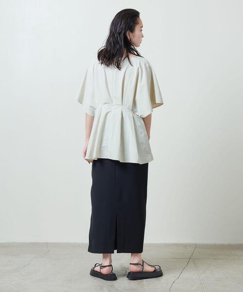 MARW UNITED ARROWS（マルゥ ユナイテッドアローズ）の「＜MARW UNITED ARROWS＞ 体型カバー ブラウス（シャツ/ブラウス・レディース・ブラック/ナチュラル・FREE）」の18枚目の写真