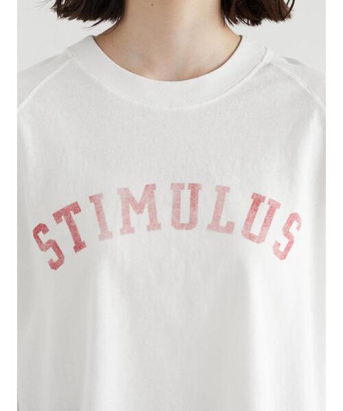 Green　Parks（グリーンパークス）の「ピグメントロゴプルオーバー（Tシャツ/カットソー・レディース・グリーン/グレー/オフホワイト・FREE）」の12枚目の写真