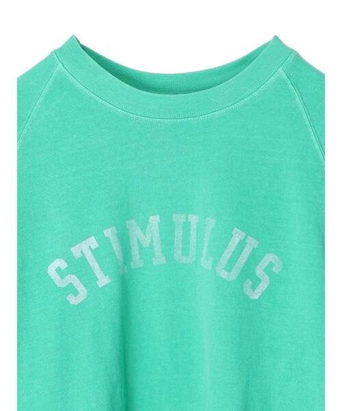 Green　Parks（グリーンパークス）の「ピグメントロゴプルオーバー（Tシャツ/カットソー・レディース・グリーン/グレー/オフホワイト・FREE）」の16枚目の写真