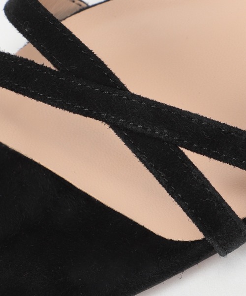 SLOBE IENA(スローブイエナ)の「《追加》SLOBE IENA クロスヒールサンダル(サンダル・レディース・ブラック/ベージュ・23cm/24.5cm/23.5cm/22.5cm/24cm)」の15枚目の写真