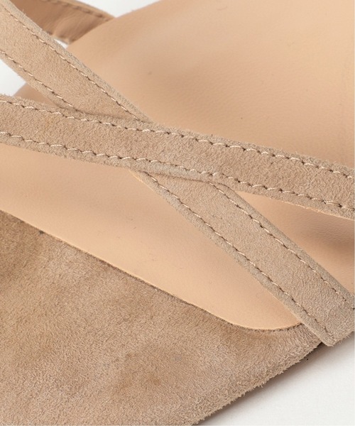 SLOBE IENA(スローブイエナ)の「《追加》SLOBE IENA クロスヒールサンダル(サンダル・レディース・ブラック/ベージュ・23cm/24.5cm/23.5cm/22.5cm/24cm)」の19枚目の写真