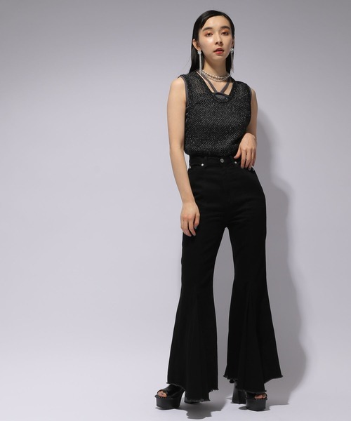 HARE（ハレ）の「ラメメッシュビスチェ(HARE)（ベスト）」 - WEAR
