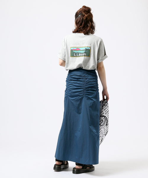 JOINT WORKS(ジョイントワークス)の「J-シャーリングギャザーロングスカート2(スカート・レディース・グレー/ブルー・SMALL/MEDIUM)」の11枚目の写真