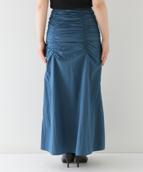 JOINT WORKS(ジョイントワークス)の「J-シャーリングギャザーロングスカート2(スカート・レディース・グレー/ブルー・SMALL/MEDIUM)」の19枚目の写真