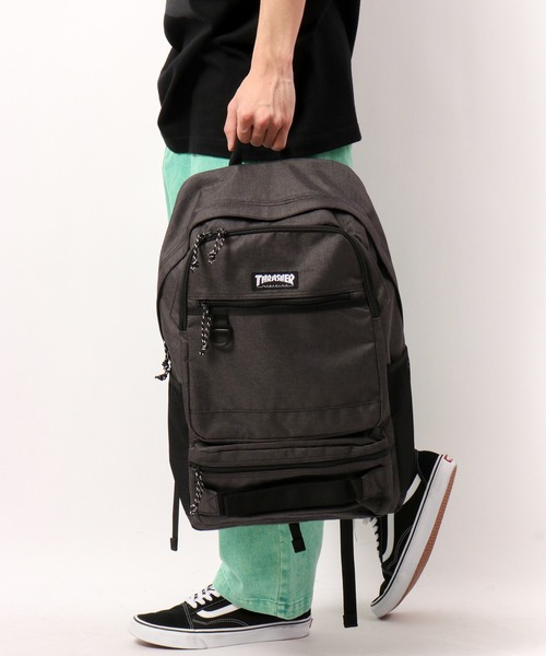 THRASHER(スラッシャー)の「THRASHER 撥水加工バックパック(バックパック/リュック・メンズ・ブラック/ブラック系その他/ブラック系その他2/ブラック系その他3・FREE)」の9枚目の写真