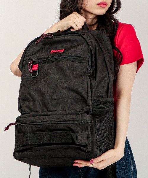 THRASHER(スラッシャー)の「THRASHER 撥水加工バックパック(バックパック/リュック・メンズ・ブラック/ブラック系その他/ブラック系その他2/ブラック系その他3・FREE)」の11枚目の写真