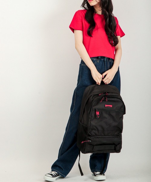 THRASHER(スラッシャー)の「THRASHER 撥水加工バックパック(バックパック/リュック・メンズ・ブラック/ブラック系その他/ブラック系その他2/ブラック系その他3・FREE)」の12枚目の写真