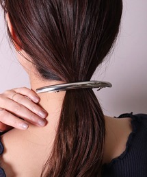 BAYBLO（ベイブロ）の「(SB)カーブ パイプ メタル バレッタ（バレッタ/ヘアクリップ・レディース）」