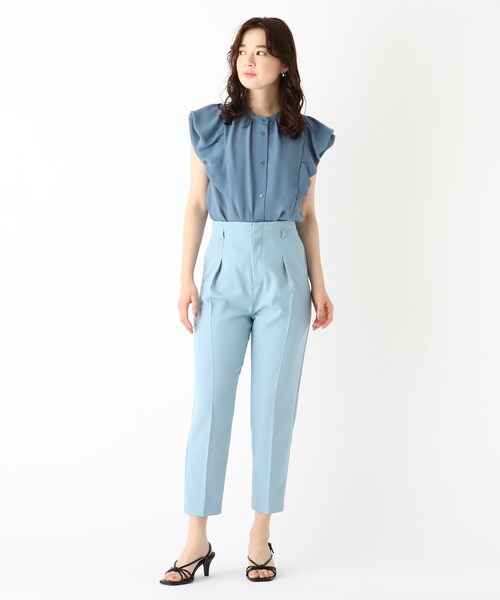 index（インデックス）の「◆バックストラップナローリボンサンダル（サンダル・レディース・ブラック/オフホワイト/パープル・03/02/01）」の13枚目の写真