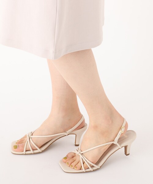 index（インデックス）の「◆バックストラップナローリボンサンダル（サンダル・レディース・ブラック/オフホワイト/パープル・03/02/01）」の20枚目の写真