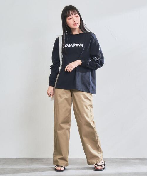 coen（コーエン）の「DOMDOM（ドムドム）×coenコラボロンT（Tシャツ/カットソー・レディース・ホワイト/ブラック・M/L）」の5枚目の写真