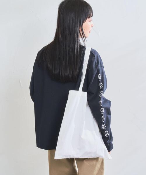 coen（コーエン）の「DOMDOM（ドムドム）×coenコラボロンT（Tシャツ/カットソー・レディース・ホワイト/ブラック・M/L）」の6枚目の写真