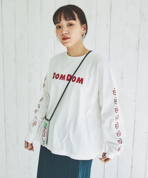 coen（コーエン）の「DOMDOM（ドムドム）×coenコラボロンT（Tシャツ/カットソー・レディース・ホワイト/ブラック・M/L）」の11枚目の写真