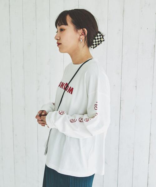 coen（コーエン）の「DOMDOM（ドムドム）×coenコラボロンT（Tシャツ/カットソー・レディース・ホワイト/ブラック・M/L）」の14枚目の写真