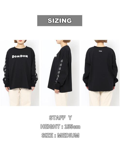 coen（コーエン）の「DOMDOM（ドムドム）×coenコラボロンT（Tシャツ/カットソー・レディース・ホワイト/ブラック・M/L）」の17枚目の写真