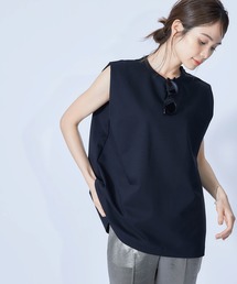 ROPE' | 【接触冷感・UVカット】プレミアムコットンタックノースリーブTシャツ(Tシャツ/カットソー)