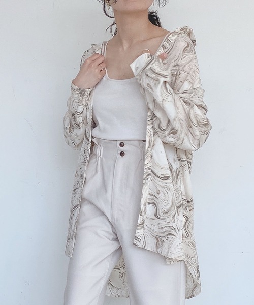 AS KNOW AS plus（アズノゥアズプラス）の「●カップ付きテレコキャミソール（キャミソール・レディース・ブラック/ブルーグレー/モカ/キナリ・FREE）」の10枚目の写真