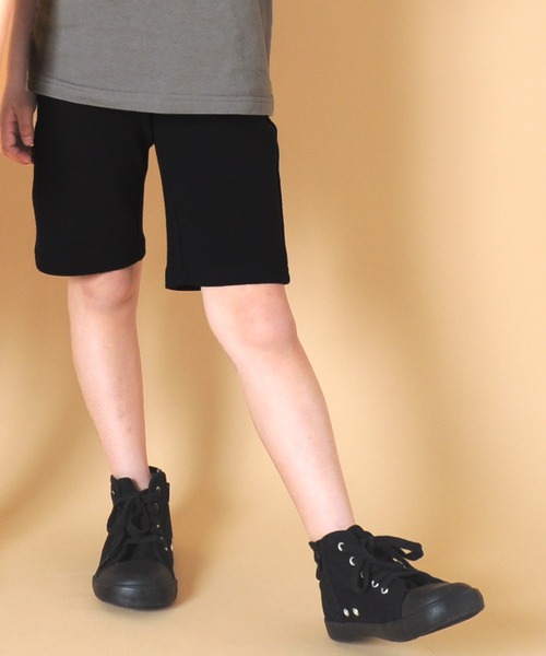 GLAZOS(グラソス)の「無地ハーフパンツ(その他パンツ・キッズ・ネイビー/ブラック/グレー/カーキ・140cm/100cm/110cm/130cm/120cm)」の2枚目の写真