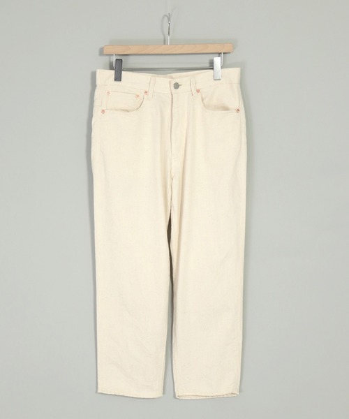 [OMNIGOD mens / オムニゴッド] 8oz綿麻デニム 5Pクロップドジーンズ