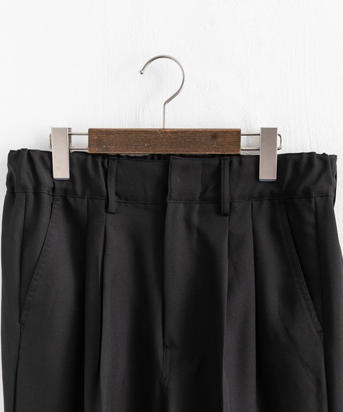 Audience（オーディエンス）の「日本製 リネンライク 接触冷感 2タックテーパードイージースラックスパンツ AUD3532（スラックス・メンズ・ブラック/チャコール/グレイッシュベージュ・L/XL/M）」の20枚目の写真