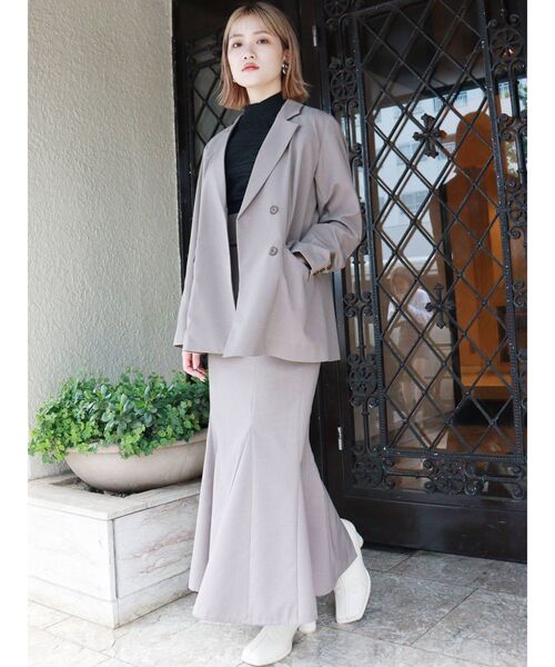 MURUA（ムルーア）の「スイッチマーメイドスカート【セットアップ着用可】（スカート・レディース・グリーン/グレー/ブラウン・1/2）」の11枚目の写真