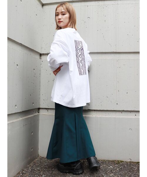 MURUA（ムルーア）の「スイッチマーメイドスカート【セットアップ着用可】（スカート・レディース・グリーン/グレー/ブラウン・1/2）」の14枚目の写真