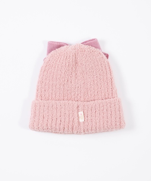 KP DECO（ケーピーデコ）の「リボントップのマシュマロ糸風ニット帽(S
