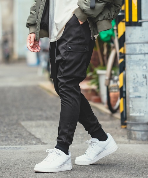 新品 タグ付 CRESCENT DUO 3.5万円 カーゴパンツ サルエル 新品 タグ付