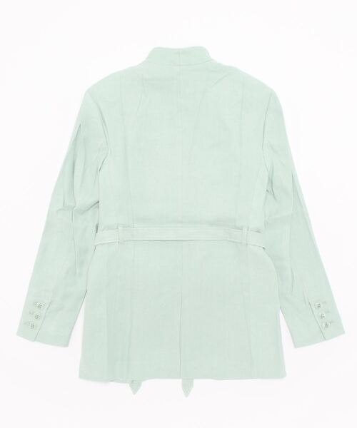 Ted Baker（テッドベーカー）の「CATERIN リボンベルト フェミニン ジャケット（ノーカラージャケット・レディース・ライトブルー・1/0）」の3枚目の写真