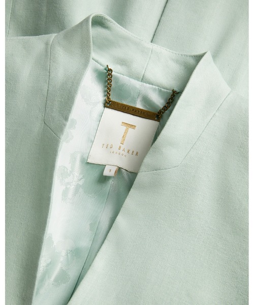 Ted Baker（テッドベーカー）の「CATERIN リボンベルト フェミニン ジャケット（ノーカラージャケット・レディース・ライトブルー・1/0）」の5枚目の写真