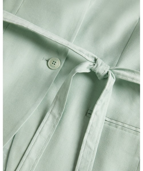 Ted Baker（テッドベーカー）の「CATERIN リボンベルト フェミニン ジャケット（ノーカラージャケット・レディース・ライトブルー・1/0）」の6枚目の写真